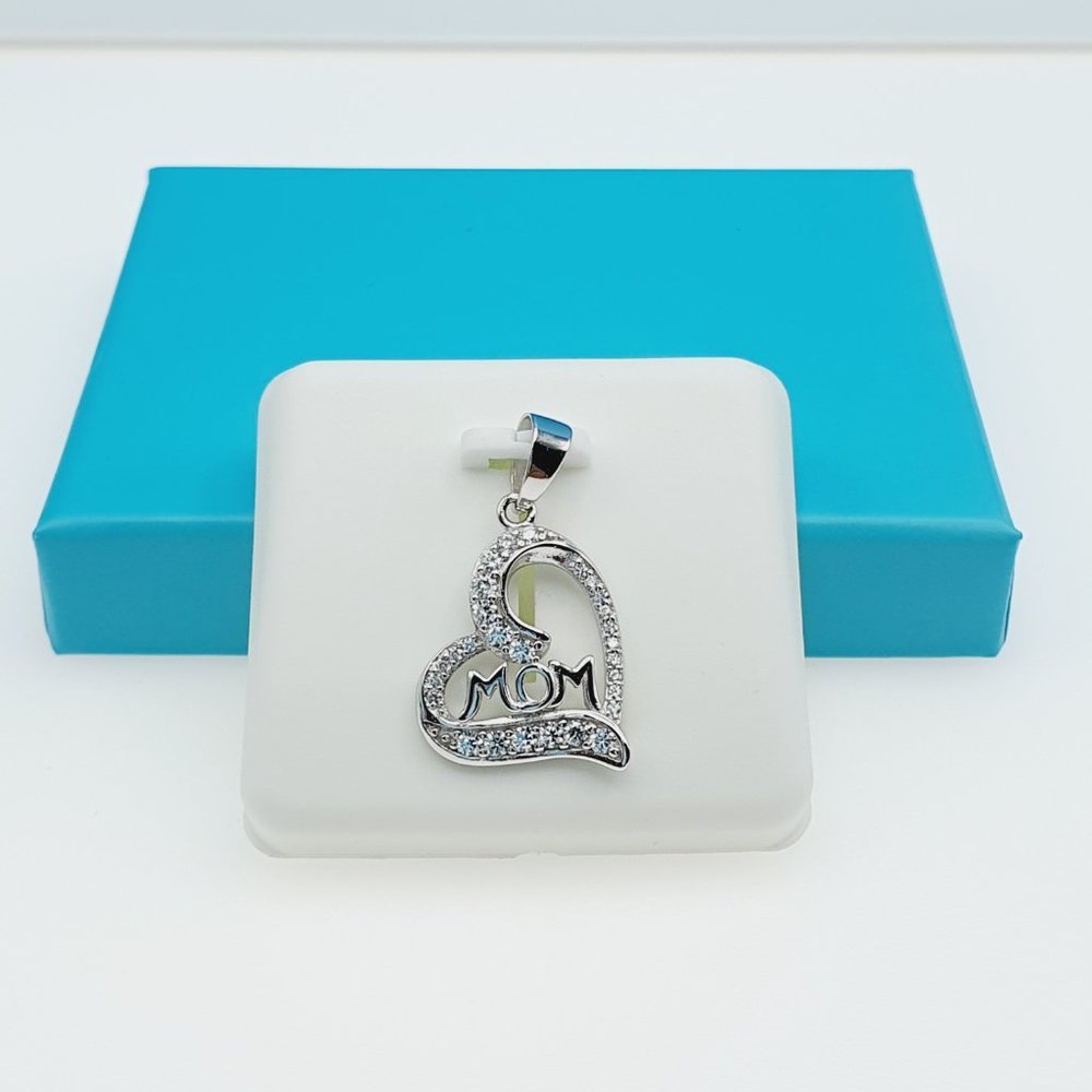 "925 Sterling Silver CZ Beautiful Pendant for Women, 1USPAR4022 - Picture 5 of 11